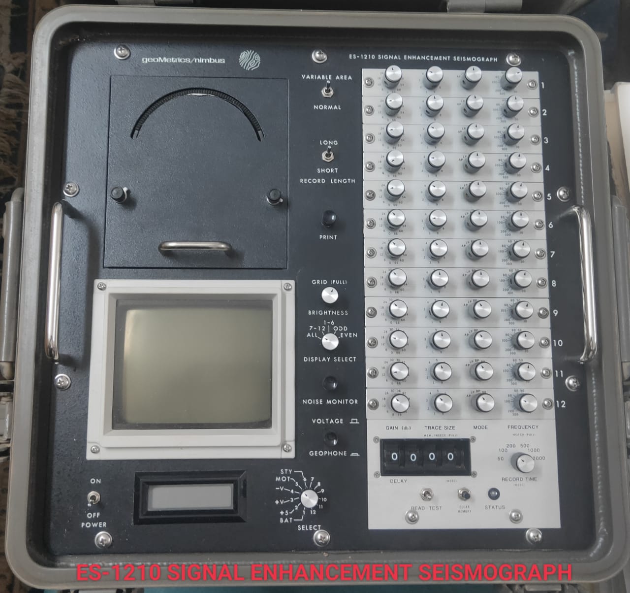 ES-1210 Signal Ehhancement seismograph